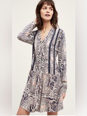 Anthropologie Caviana Shirtdress by Tiny Size S